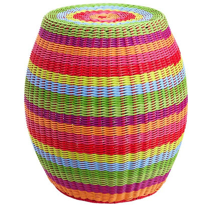 Vibrant Rattan End Table