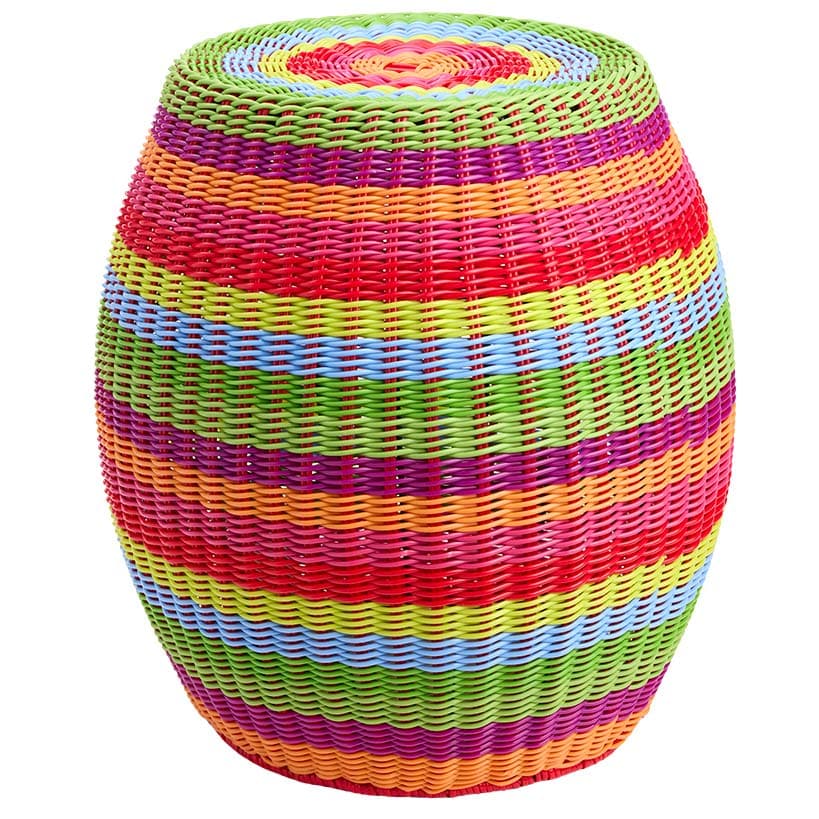 Vibrant Rattan End Table