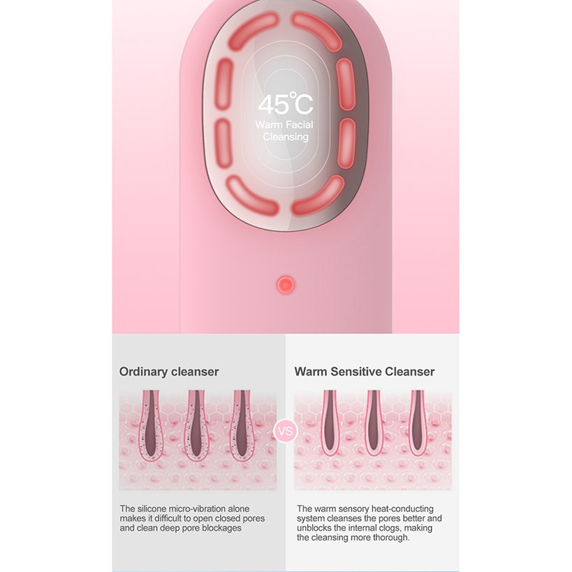 Prospera Hot Compress Red and Blue Light Cleansing Massager