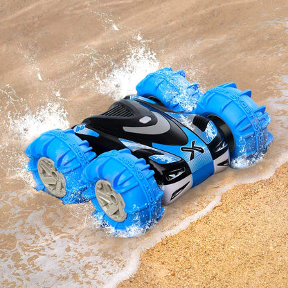 Remote Control 360° Aquacross Car - Rechargeable Land and Water Adventure