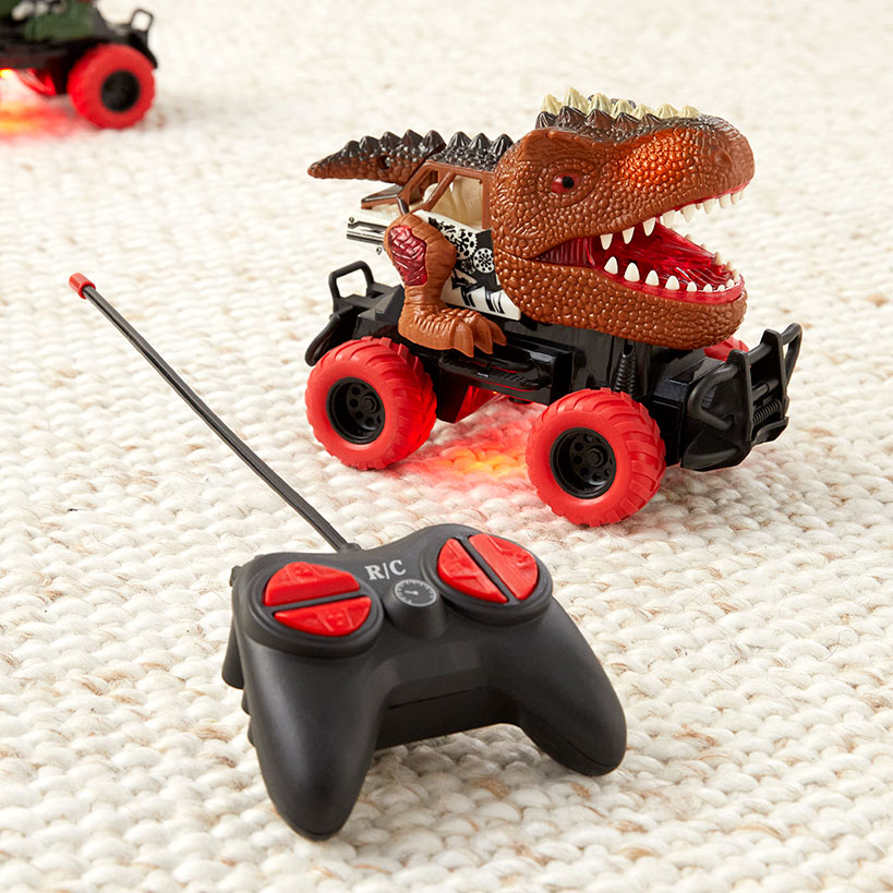 Remote-Control Dinosaur Car