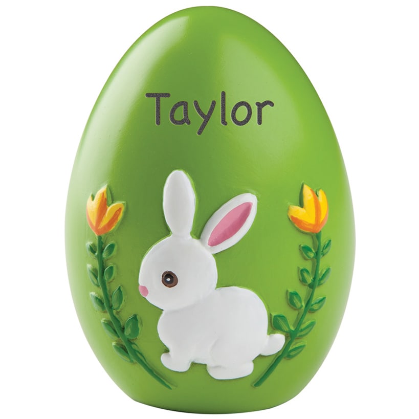 Personalized Resin Bunny Eggs