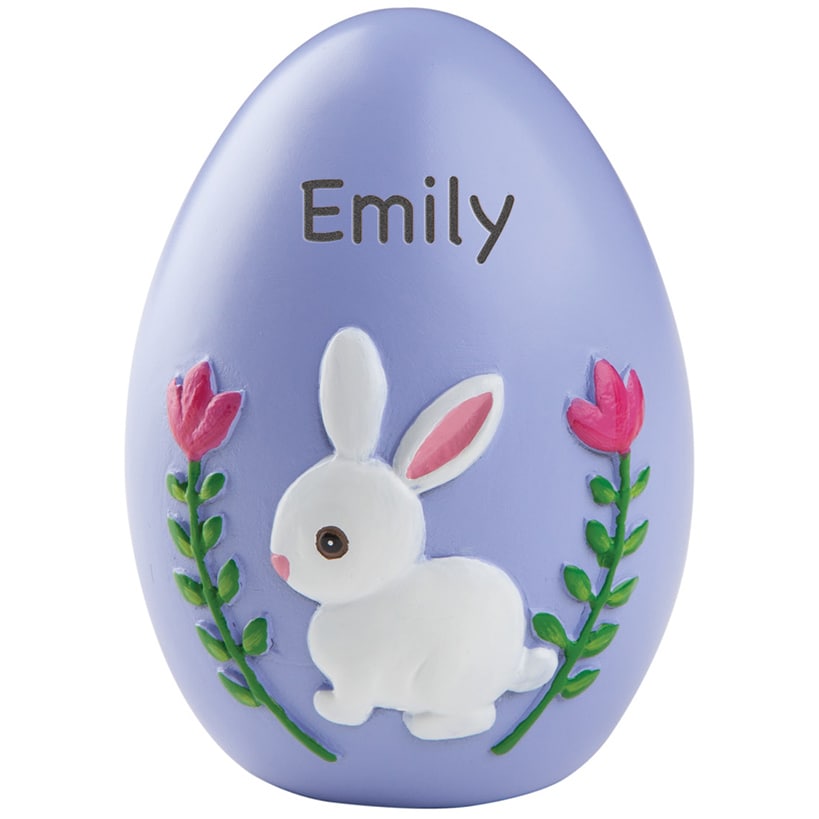 Personalized Resin Bunny Eggs