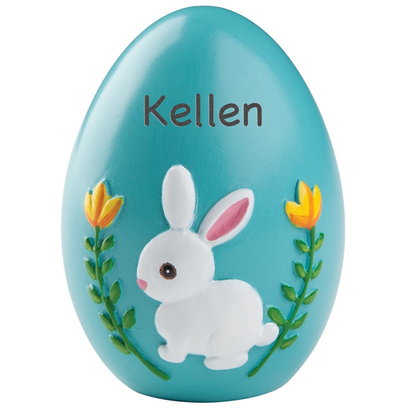 Personalized Resin Bunny Eggs