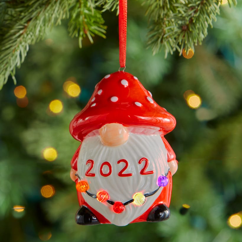 Commemorative Lighted Holiday Ornaments