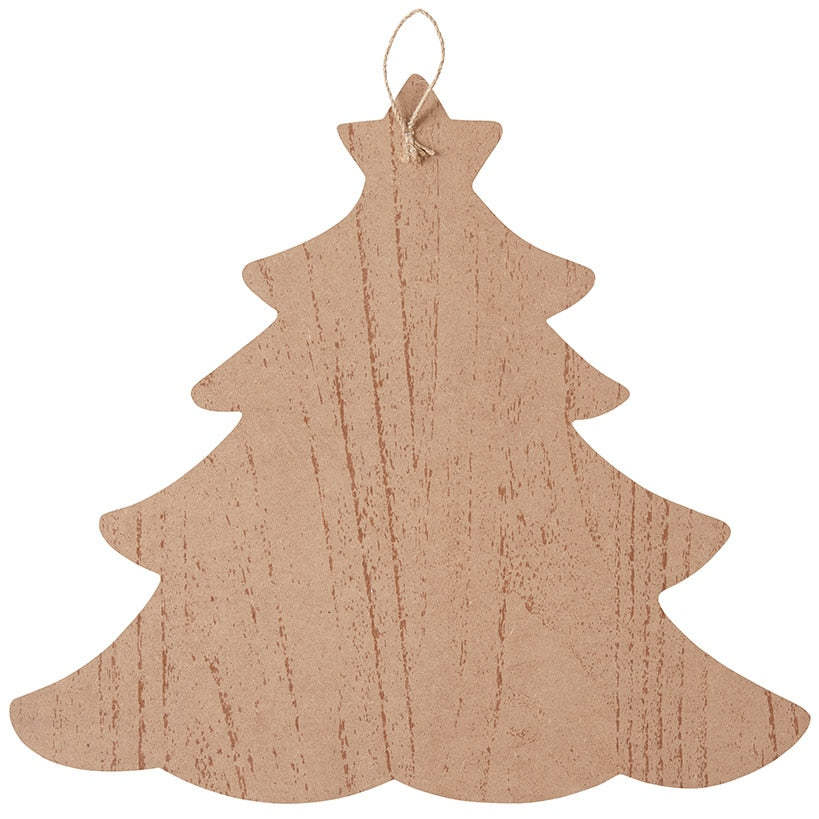 Retro Santa Tree Sign