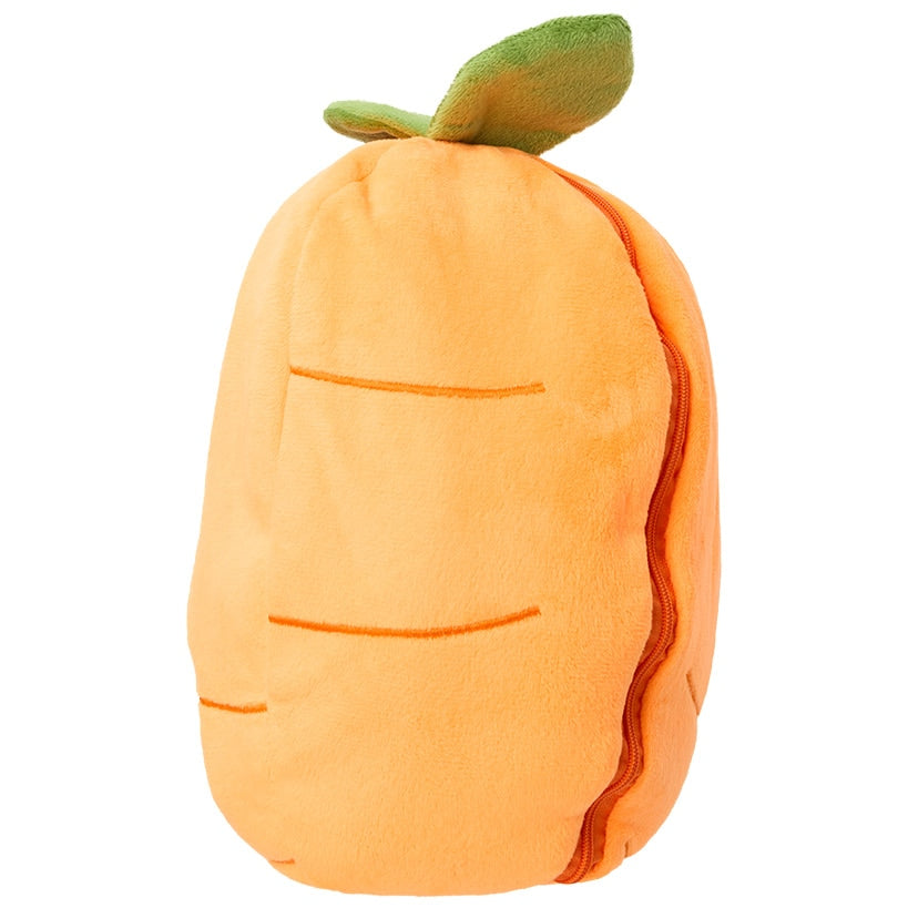 Easter Bunny Reversible Plush Transforms From Bunny To Carrot Pillow