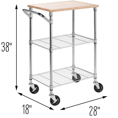 Kitchen Cart with Cutting Board