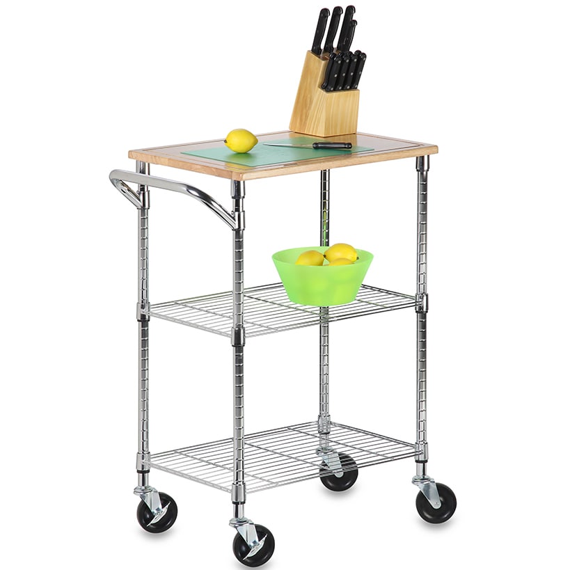 Kitchen Cart with Cutting Board