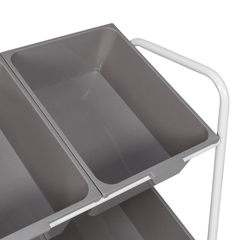 Rolling Storage Or Craft Cart 6 Bin