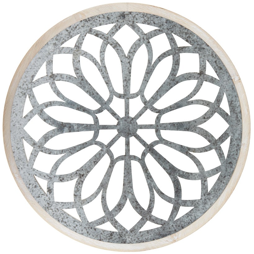 Round Metal Accent Wall Art