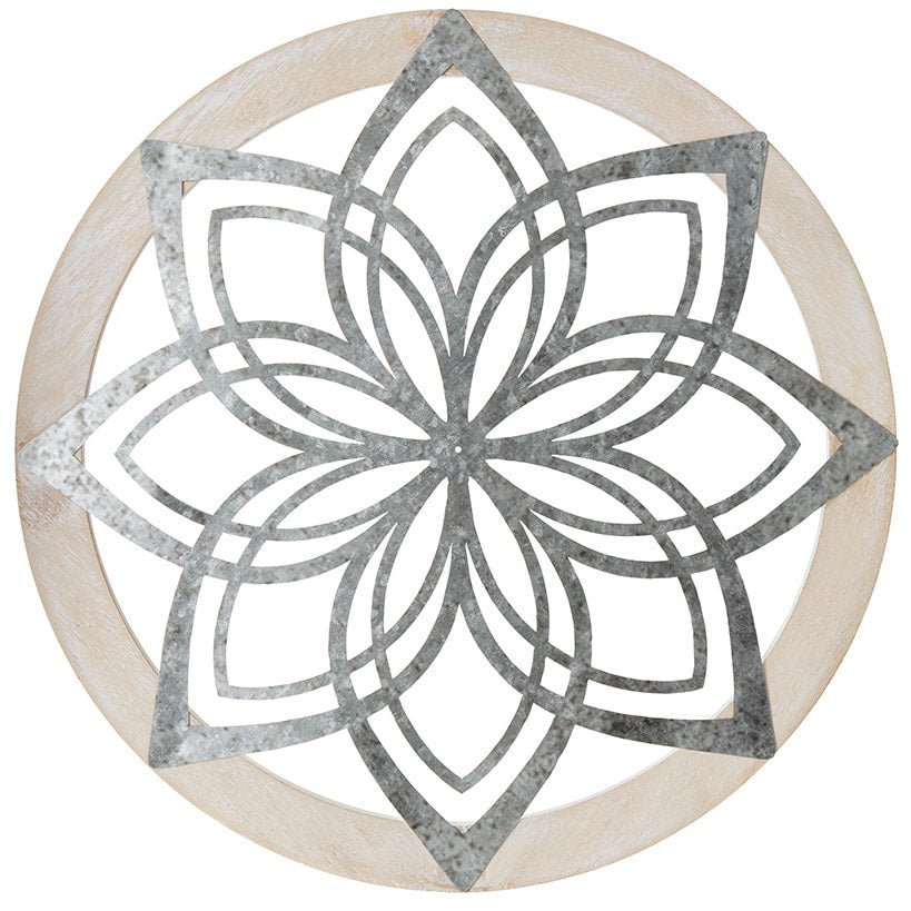 Round Metal Accent Wall Art