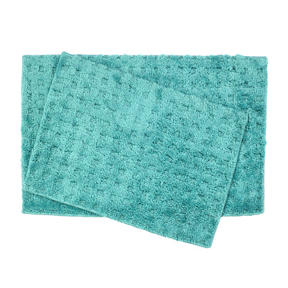 Homewear Soft Sensations Waffle Bath Set with Non-Skid Backing, 2-Pc.