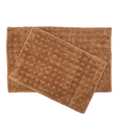Homewear Soft Sensations Waffle Bath Set with Non-Skid Backing, 2-Pc.