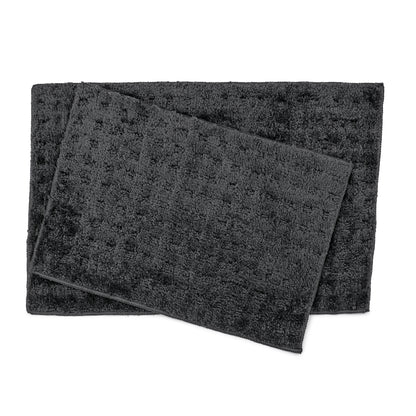 Homewear Soft Sensations Waffle Bath Set with Non-Skid Backing, 2-Pc.