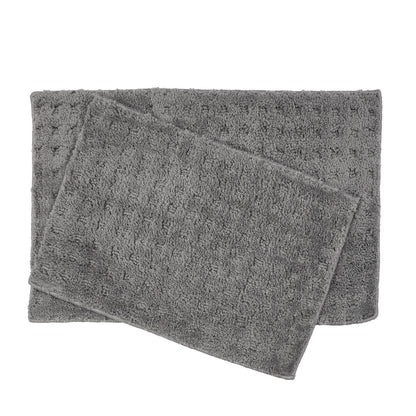 Homewear Soft Sensations Waffle Bath Set with Non-Skid Backing, 2-Pc.