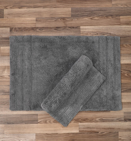 Homewear Sanibel End Border Cotton Bath Rug Set 2-Pc.