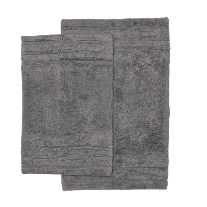 Homewear Sanibel End Border Cotton Bath Rug Set 2-Pc.