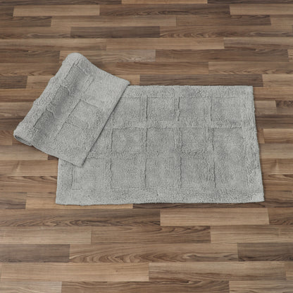 Homewear Sanibel Windowpane Bath Rug Set, 2-Pc.