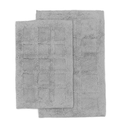 Homewear Sanibel Windowpane Bath Rug Set, 2-Pc.