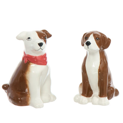 Tail-Wagging Dog Tabletop Collection - Cookie Jar or Salt and Pepper