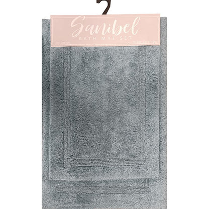 Homewear Sanibel Single Inset Bath Rug Set, 2-Pc.