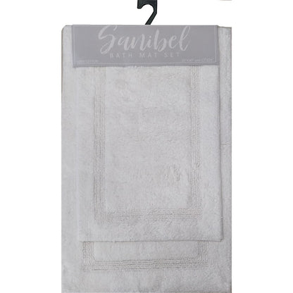 Homewear Sanibel Single Inset Bath Rug Set, 2-Pc.