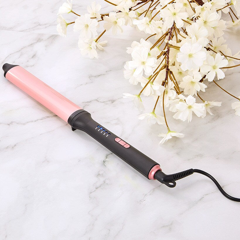 Savvy 1.25" Oval Wave Wand with Adjustable Temperature Control