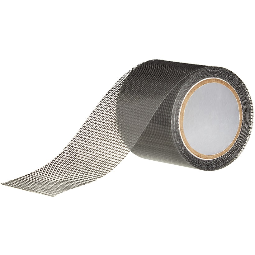 Screen Repair Tape 2" x 120" Self Adhesive Fiberglass Black or Grey#select-color_silver