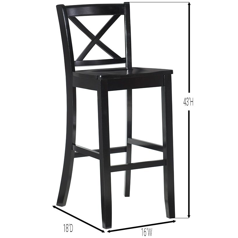 Back Stool H 43"