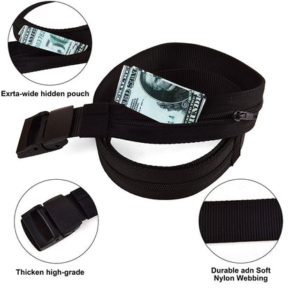 Belt with Hidden Pocket
