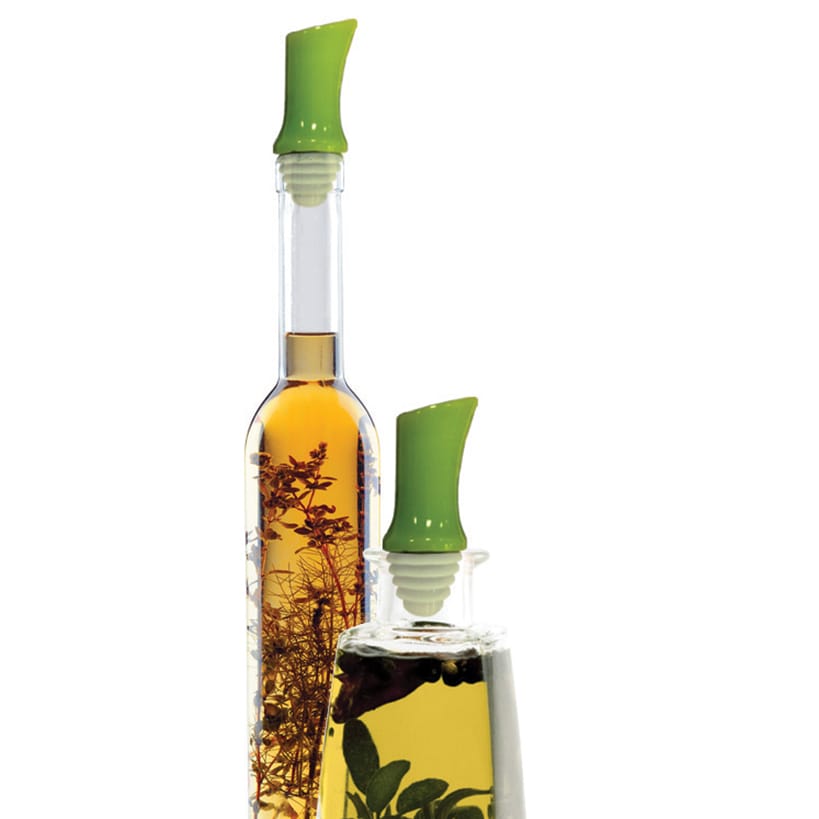 Self-Closing Slow Pour Spout Top - for Oil or Wine Bottles