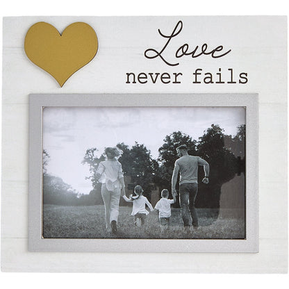 Photo Frame Love Family Blessed With Heart 6 x 4