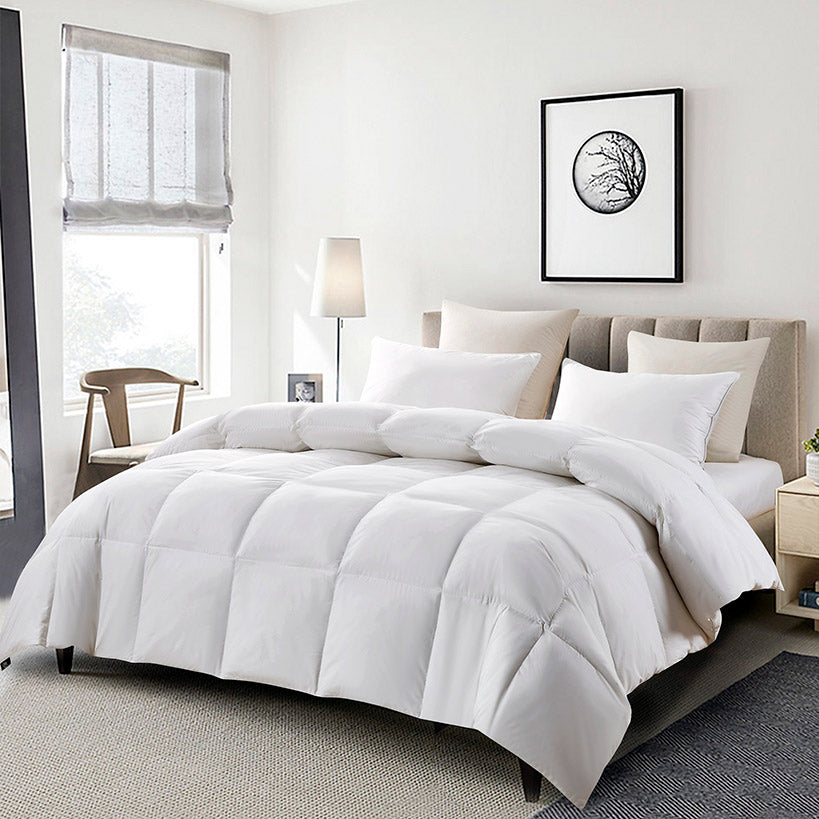 Serta Light Warmth 233-Thread Count Goose Feather and Down Comforter