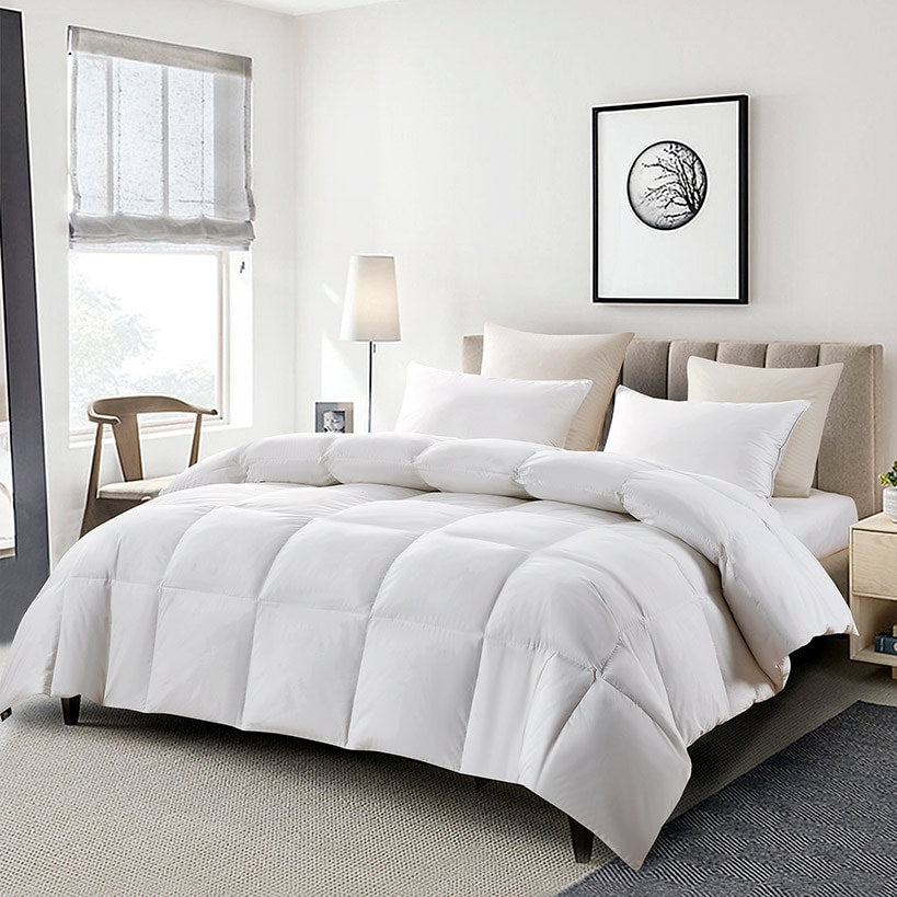 Serta ExtraWarmth 233-Thread Count Goose Feather and Down Fiber Comforter#select-size_king