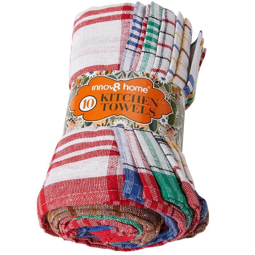 Set of 10 Assorted Kitchen Towels