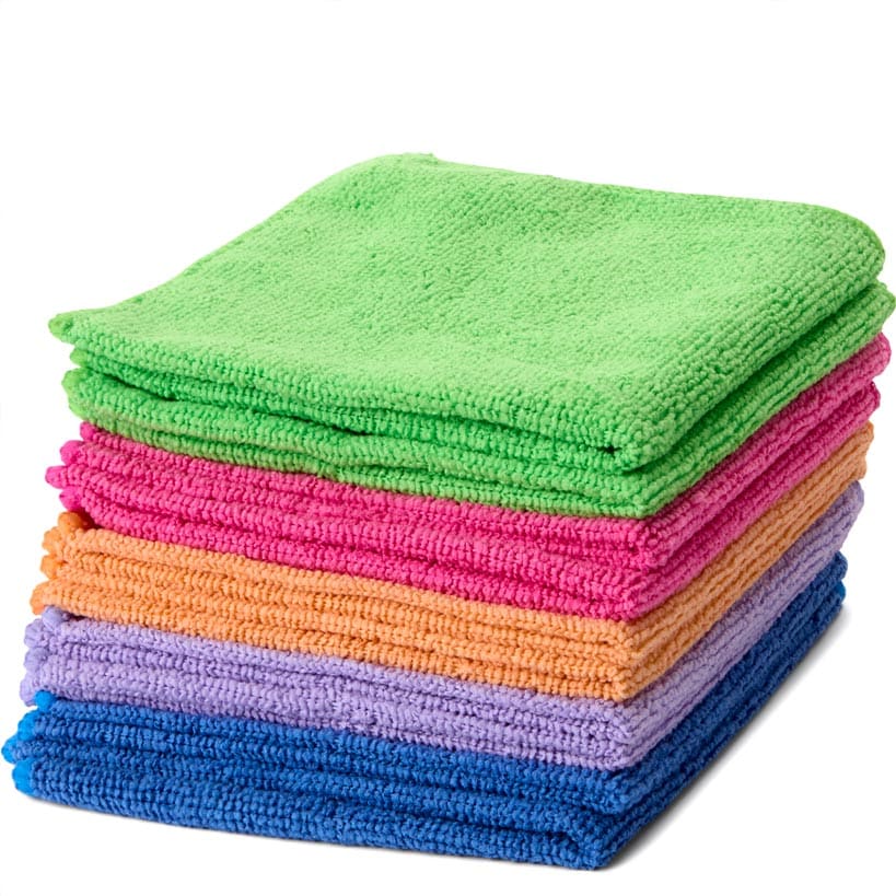 Microfiber Cleaning Cloths - Multi-Purpose, Non-Abrasive, Set of 10