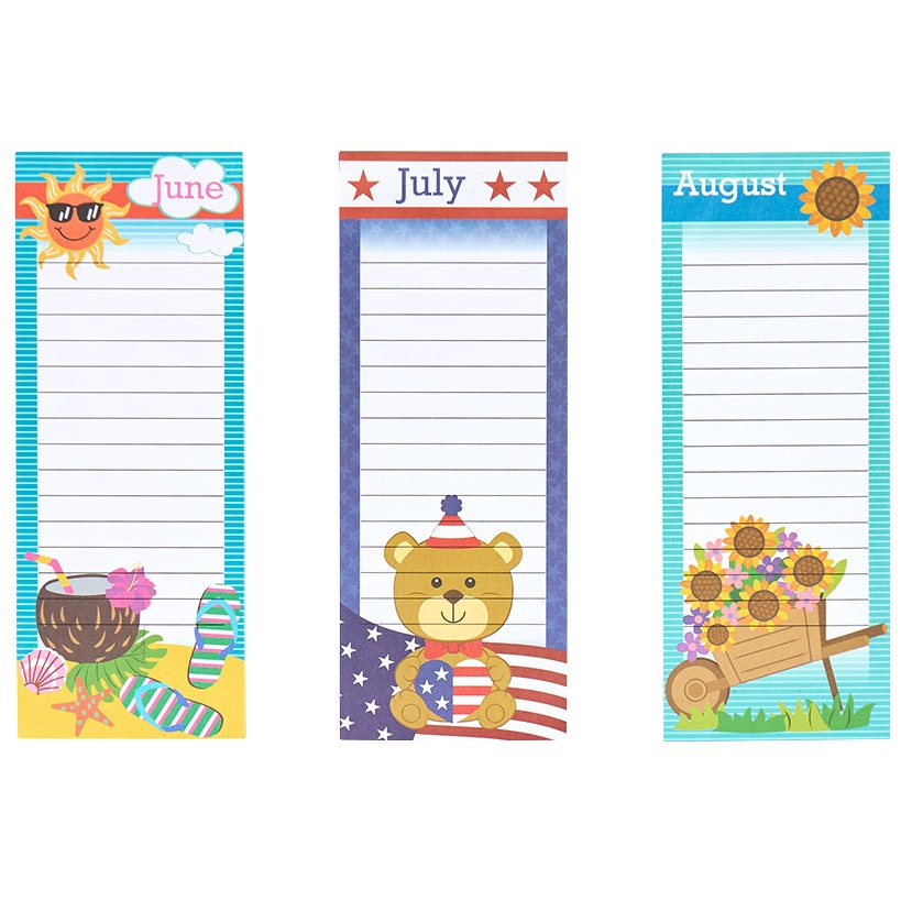 Calendar List Pads 12 Months 3.50"W x 11.50"L