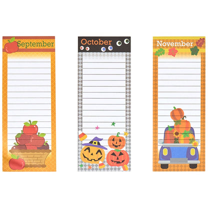 Calendar List Pads 12 Months 3.50"W x 11.50"L
