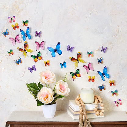 Set of 24 Glow-in-the-Dark Butterflies-Magical Wall Decorations
