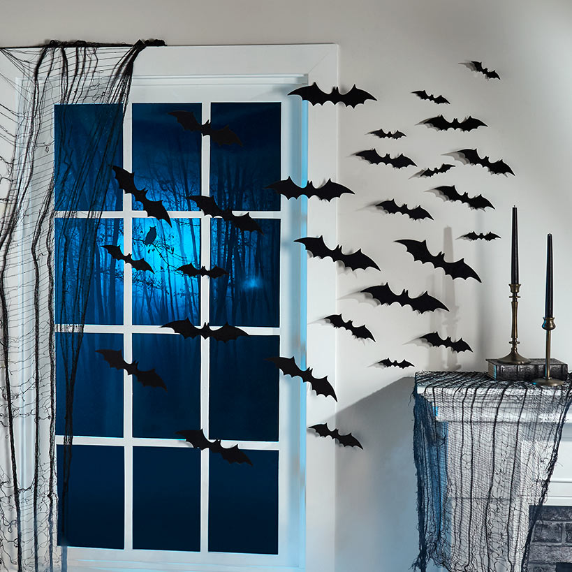 Halloween Bat Décor - 28 Piece Set