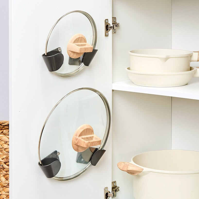 Universal Adjustable Pot Lid Cabinet Organizer - Set of 2