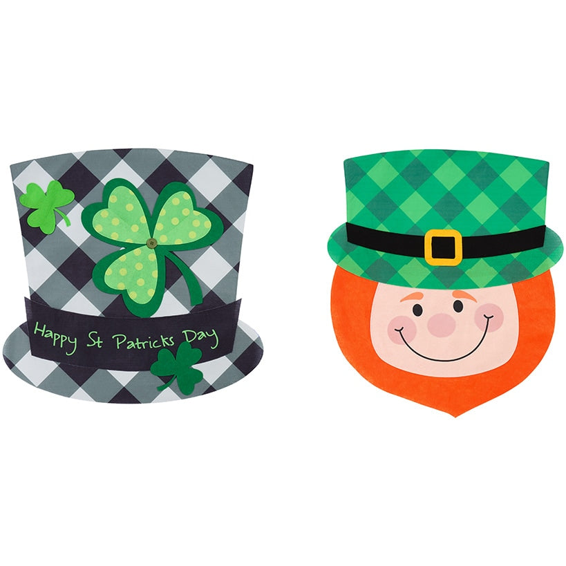 St Patrick's Day Decorative Dining Chair Covers, Set of 2
