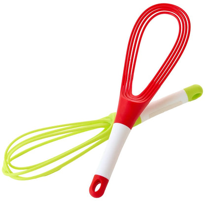 Foldable Silicone Kitchen Whisks - Set of 2
