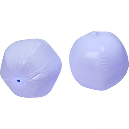 Inflatable LED Glowing Balls Set of 2 Color Change With Remote