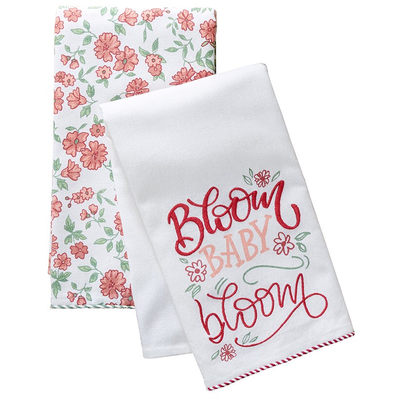 Spring Bloom Sets of 2 Kitchen Towels