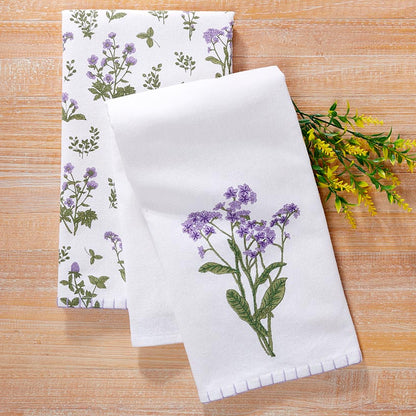 Springtime Floral Set of 2 Kitchen Towels