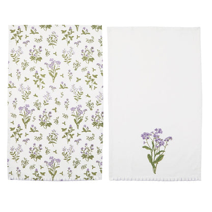 Springtime Floral Set of 2 Kitchen Towels