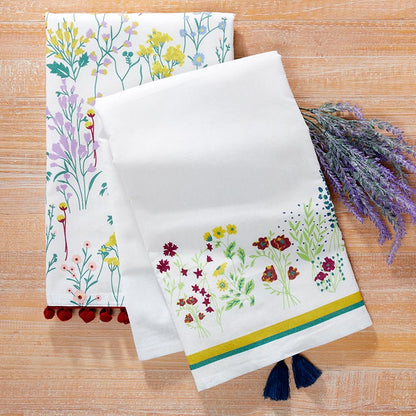 Springtime Floral Set of 2 Kitchen Towels