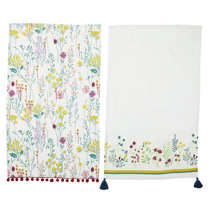 Springtime Floral Set of 2 Kitchen Towels
